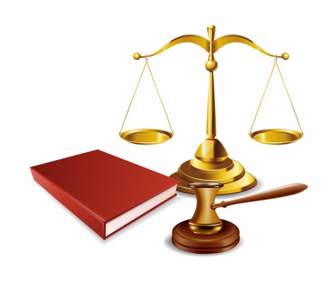 Law related object set vector art