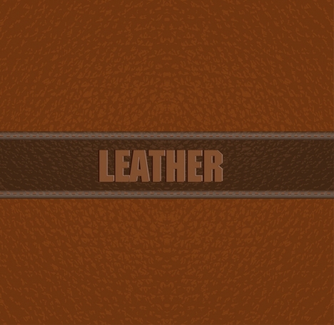 leather material background luxury brown design text decoration