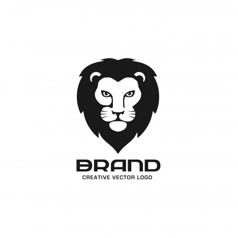 Lion head logo vector vectors stock in Encapsulated PostScript eps ...