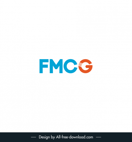 logo start fmcg product manufacturing unit and engineering fabrication units template elegant flat texts design