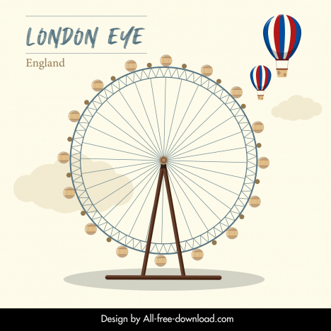 London Eye Drawing Silhouette Ferris Wheel Clipart  Silhouettepics