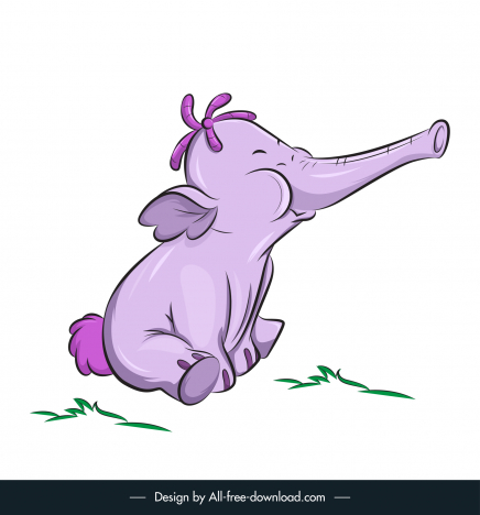Lumpy the heffalump in my friends tigger pooh icon funny cartoon character  design vectors stock in format for free download 162 bytes