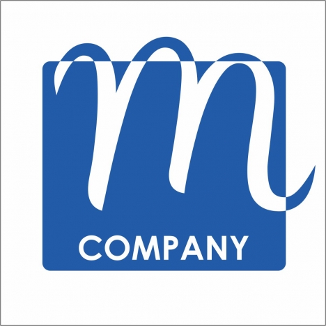 m logo for a shopping storecompany or an online store