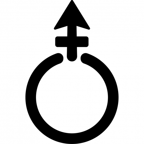 mars stroke v sign icon flat silhouette arrow circle sketch
