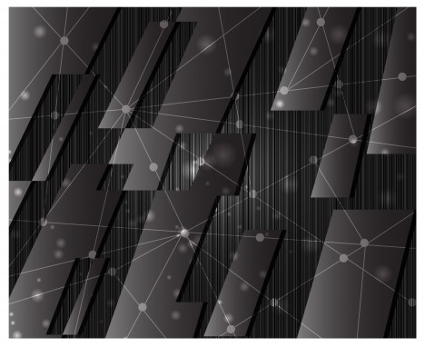 metal network abstract background
