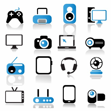 Multimedia Device Icons