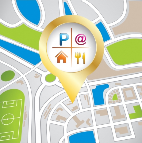 navigation map background shiny oval city layout