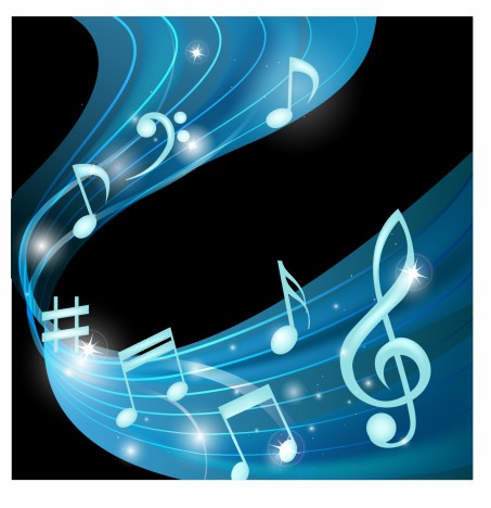 Notes music background vectors stock in format for free download 1.87MB