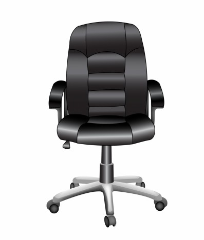 Object office chair vector art