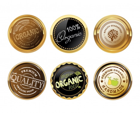 organic badge design templates