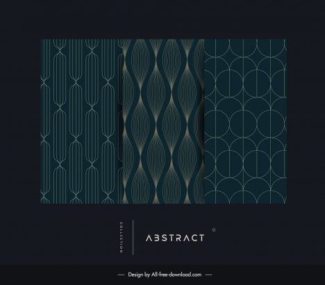 packaging  background templates collection dark flakt symmetric geometry