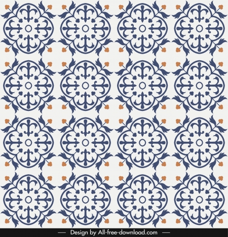 pattern template classical repeating symmetrical decor
