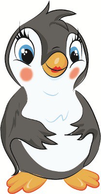 Penguin girl vectors stock in format for free download 