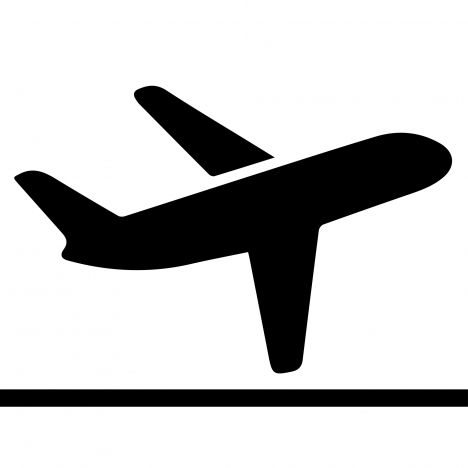 Plane departure sign icon flat silhouette sketch vectors stock in ...