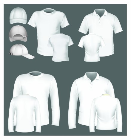 polo shirt and t-shirt design template