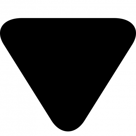sort down sign flat black triangle icon sign