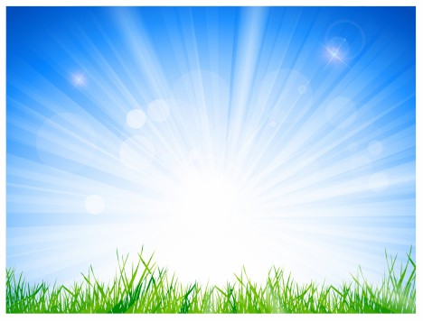 Sunny day background vector