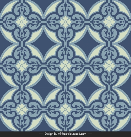 tile pattern template dark flat repeating symmetric shapes