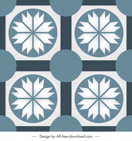 tile pattern template flat symmetric repeating decor