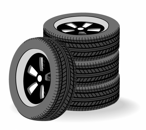 Tires Stacked vectors stock in format for free download 1.07MB