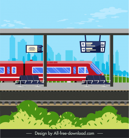 Train Station PNG, Vector, PSD, and Clipart With Transparent Background for  Free Download | Pngtree