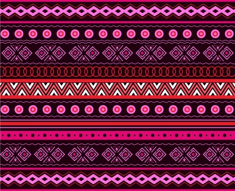 tribal pattern template pink repeating design