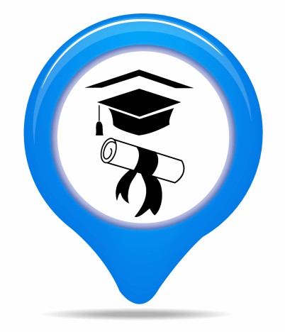 University map pointer