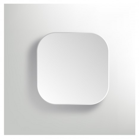 Vector White Blank Button - App Icon Template
