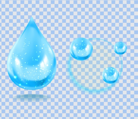 water drops background checkered backdrop shiny rounded icons