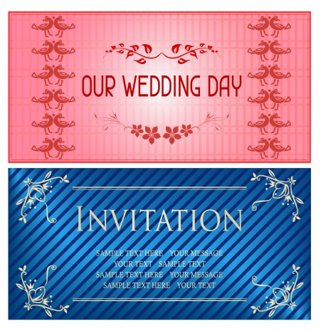 wedding day invitation card