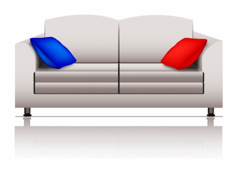 White sofa