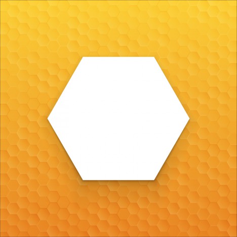 yellow hexagon background