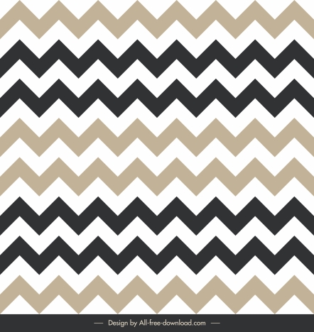 zigzag pattern template bright flat decor symmetric illusion