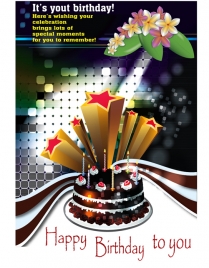 a4 birthday card design