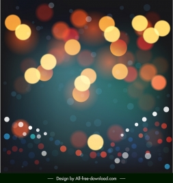 abstract background bokeh blurred lights decor