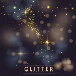 abstract background bokeh glittering light decoration