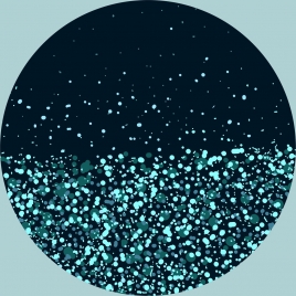 abstract background circle layout glitter spots dark backdrop