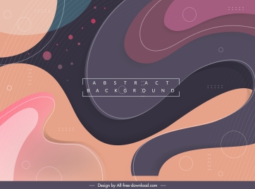 abstract background colorful swirled deformed shape sketch