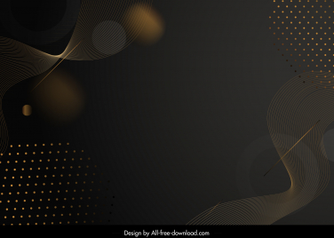 abstract background dark modern 3d dynamic waving lines