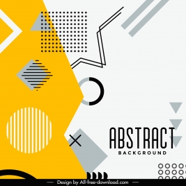abstract background modern flat geometric decor