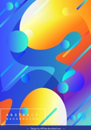 abstract background template colorful modern decor