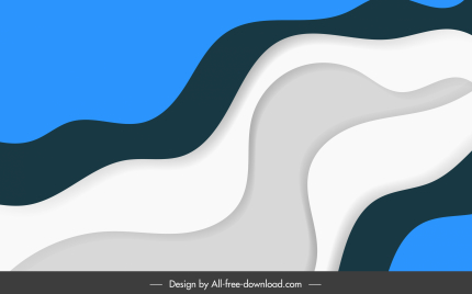 abstract background template dynamic flat curves shapes