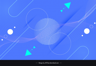 abstract background template dynamic geometric decor