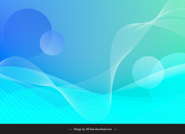 abstract background template elegant dynamic 3d waves