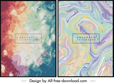 abstract background templates colorful water colors decor