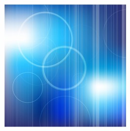 Abstract blue background with circles