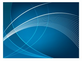 Abstract blue curve background
