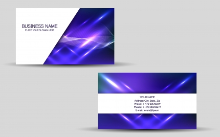 abstract business card templates