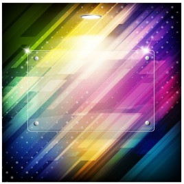 abstract colorful glass frame background