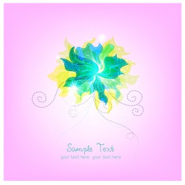 abstract flower design background